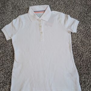 French Toast White Girls' Polo Shirt (Multiple Sizes Available)